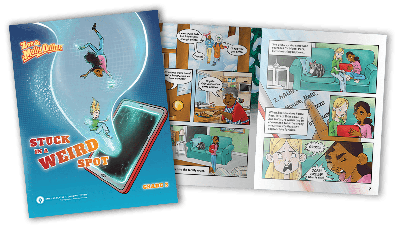 Zoe & Molly Online: Grade 3 comic
